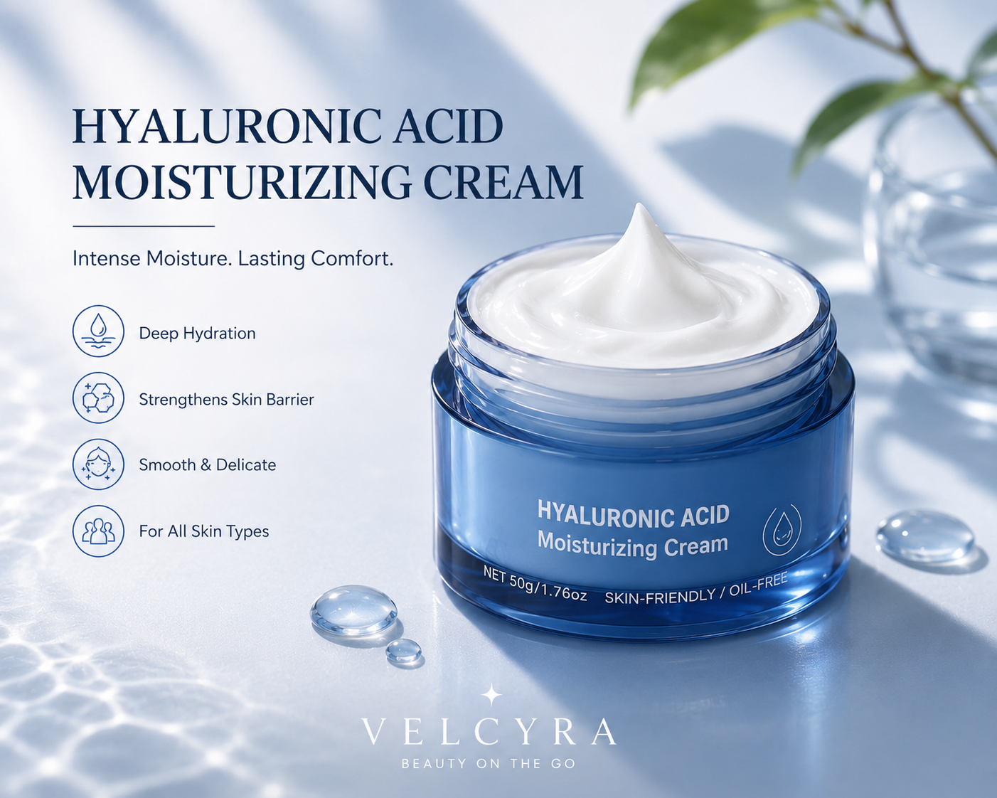 Velcyra™ Dew™ Hydrating Water Gel & Nourishing Moisturizing Cream