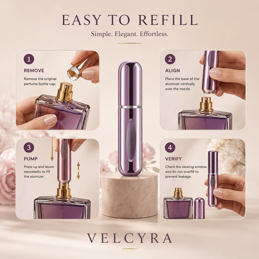 Velcyra™ Signature Travel Perfume Atomizer